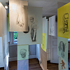 "Liminal-diff", drawing installation, Exhibition view" Slipvillan, Stockholm, Kenneth Pils