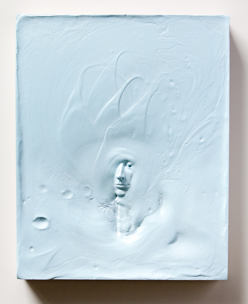 "Wall", plaster paint, 20 x 30 x 4 cm, 2012 © Kenneth Pils