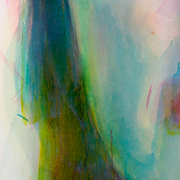 "Character 1" detail, 160 x 200 cm, Acrylic on canvas