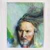 Självporträtt, 21x27 cm, akvarell, akryl och penna på syrafri kartong